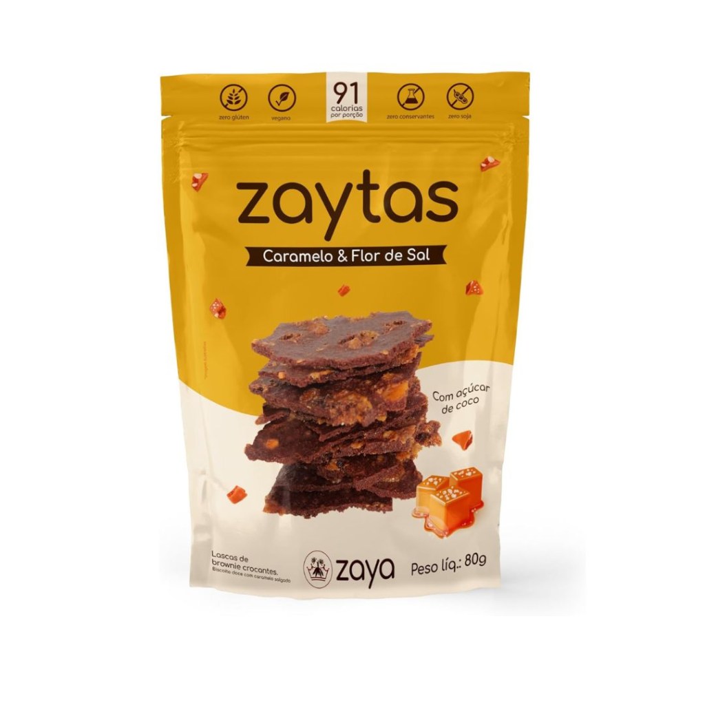 Biscoito Zaytas Caramelo e Flor de Sal