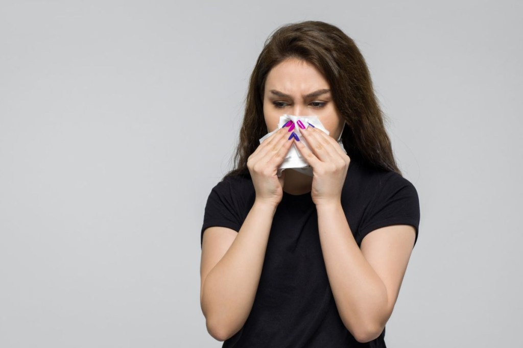 Posso treinar com crise de rinite?