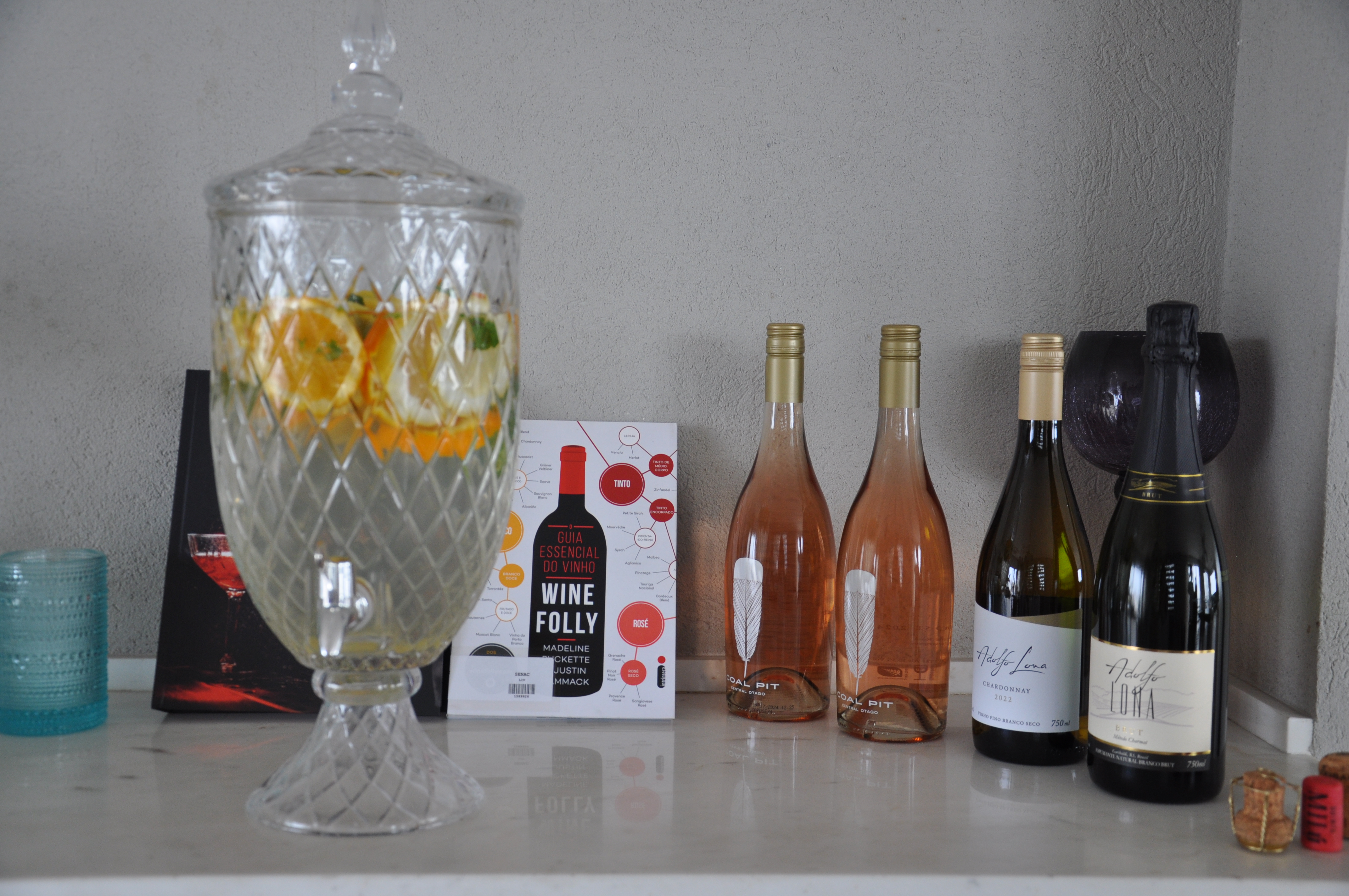 Vinhos internacionais e brasileiros utilizados na degusta&ccedil;&atilde;o guiada.